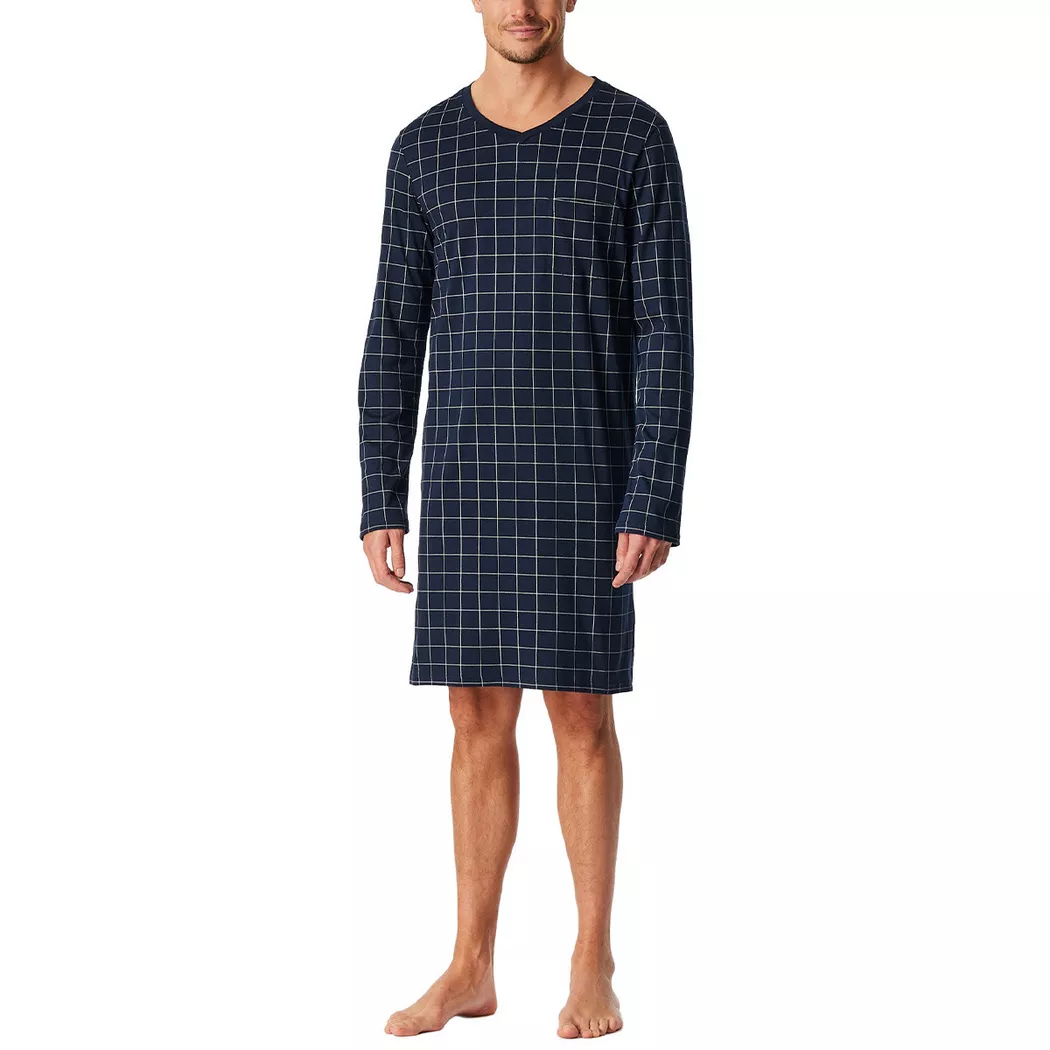 SCHIESSER Camisón azul noche azul | 56
