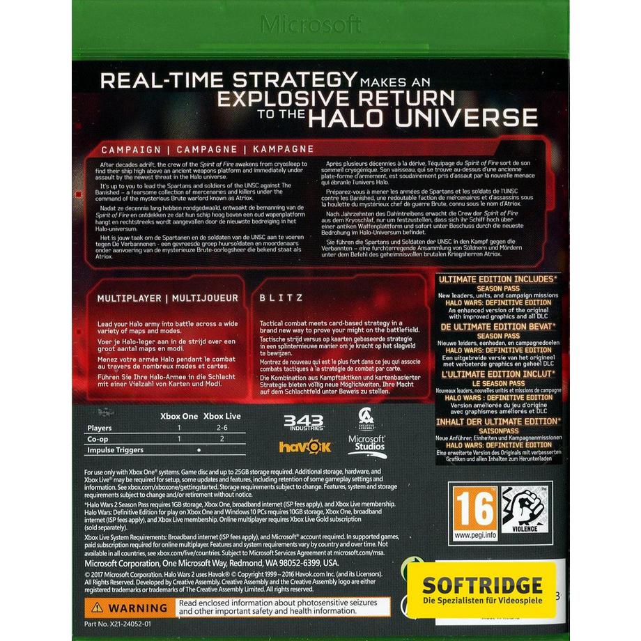 Microsoft  Halo Wars 2 - Ultimate Edition 