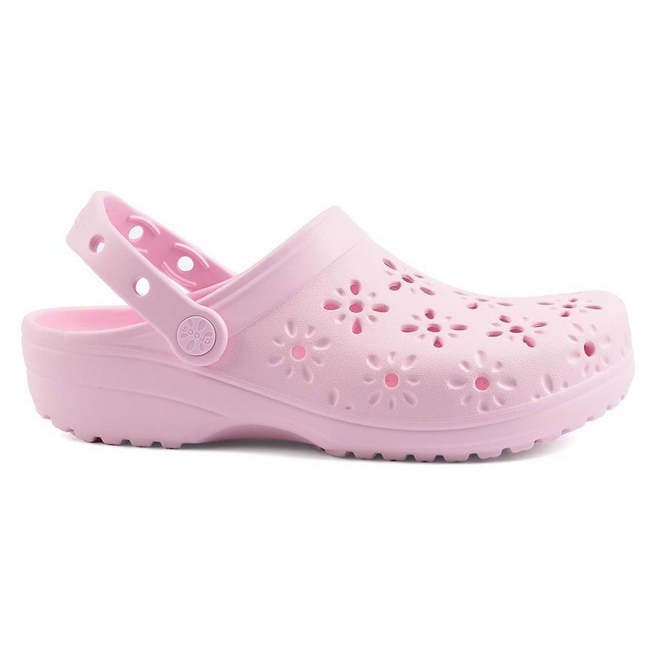 crocs Classic Floral Cut Out Clog  