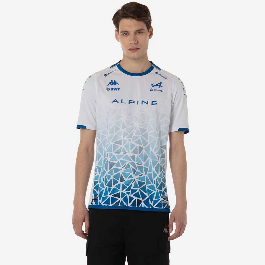 Kappa Alpine F1 Barcelona Ocon 2024 T-Shirt  