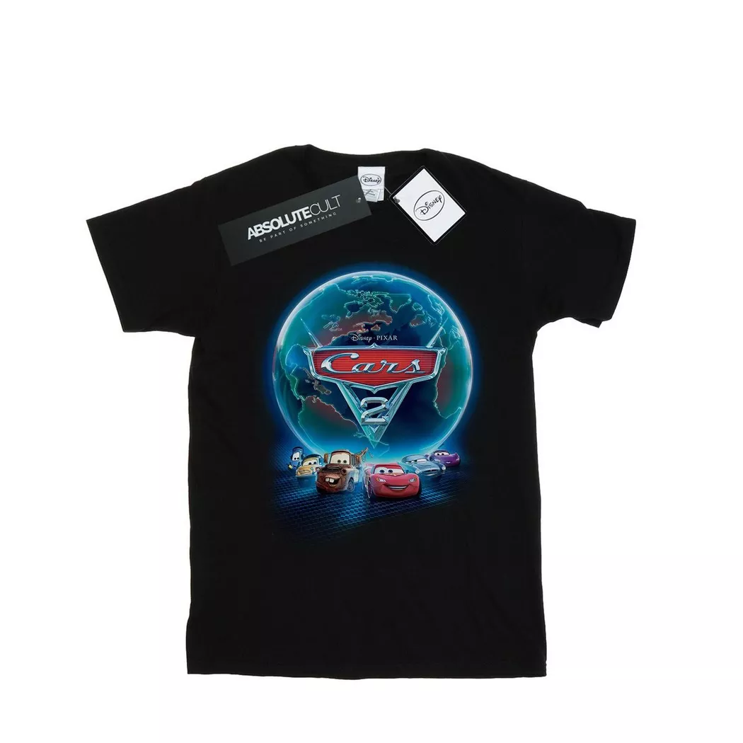 Disney - Cars TShirt, für Damen, Schwarz, Größe S