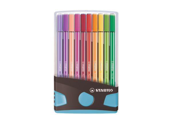 STABILO Filzstifte Pen 68 Colorparade Blaue Box (20Teile)  