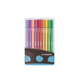 STABILO Filzstifte Pen 68 Colorparade Blaue Box (20Teile)  