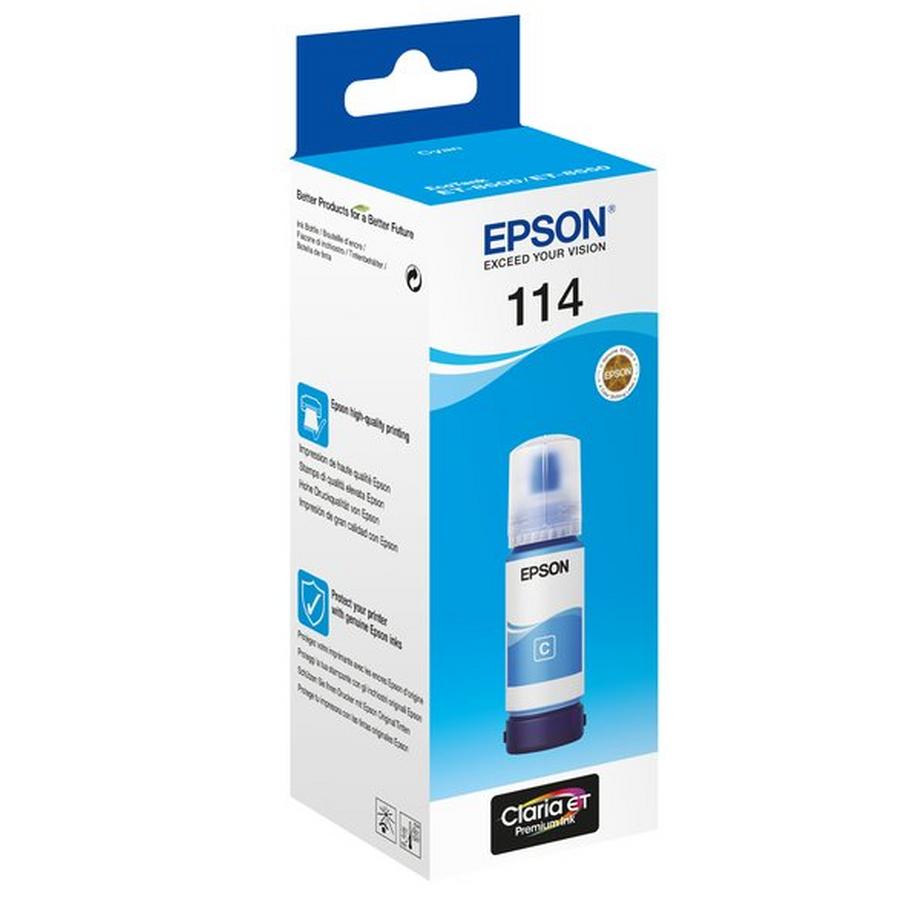 EPSON  114 EcoTank Cyan ink bottle 