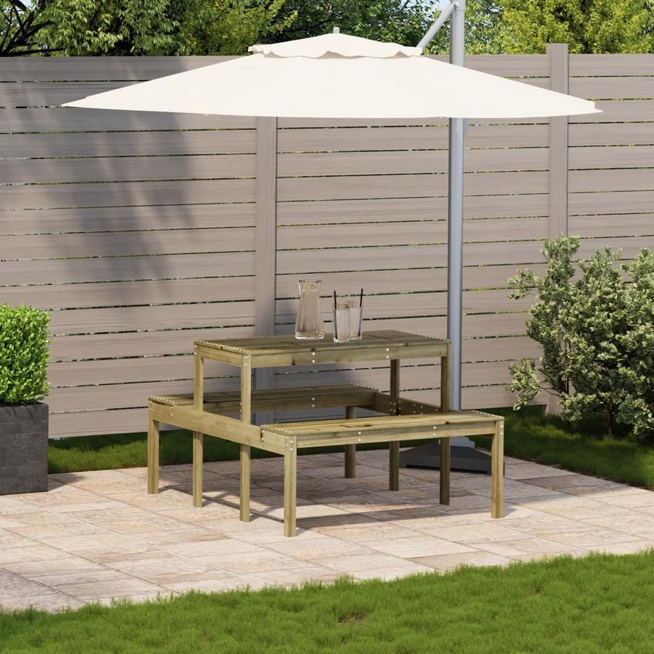 VidaXL Picknicktisch imprägniertes kiefernholz  