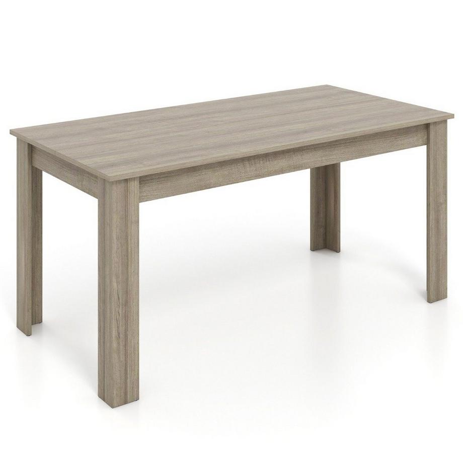 Northix Esstisch Holz 160 x 80 cm großer Tisch rechteckiger Küchentisch Speisetisch Natur  