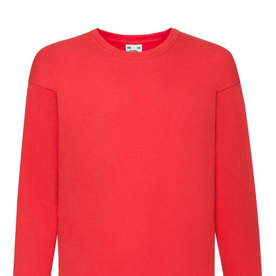 Fruit of the Loom  Valueweight Maglietta Semplice Manica Lunga 