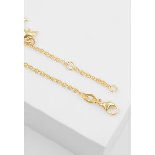 MUAU Schmuck  Bracelet Rundanker Gelbgold 750 Charm Bär, Elefant, Delfin, 2mm, 16cm 