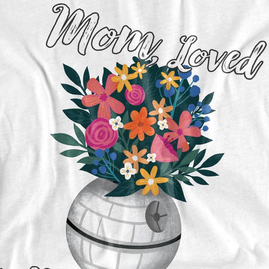 STAR WARS Mom Loved To The Death Star T-Shirt Manches Longues  