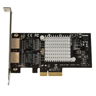 STARTECH.COM  Scheda adattatore server di rete Gigabit Ethernet PCI Express (PCIe x4) a due porte - Intel i350 NIC 