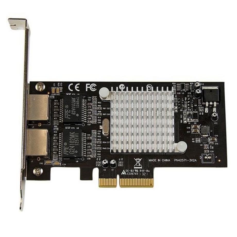 STARTECH  2 Port PCIe Gigabit Network Card 