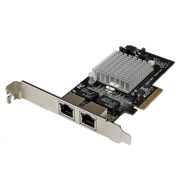 STARTECH.COM  Scheda adattatore server di rete Gigabit Ethernet PCI Express (PCIe x4) a due porte - Intel i350 NIC 