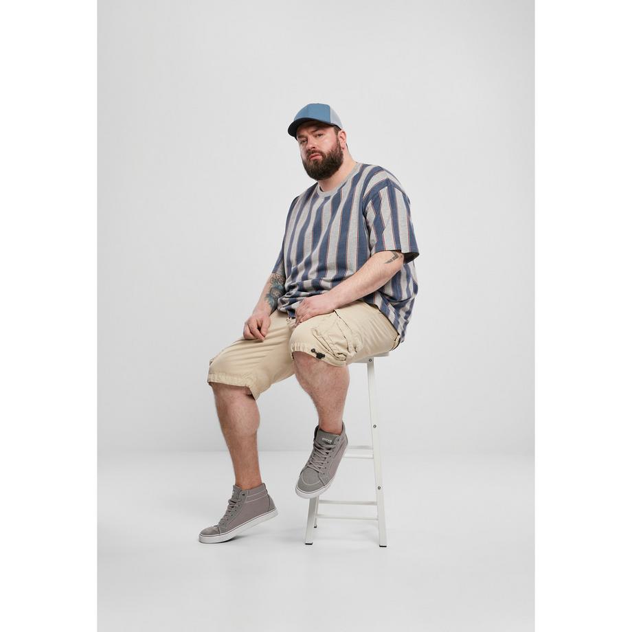 URBAN CLASSICS Printed Oversized Bold Stripe T-Shirt  