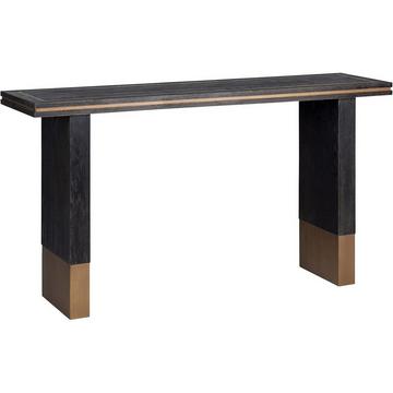 Table console Hunter noire 150