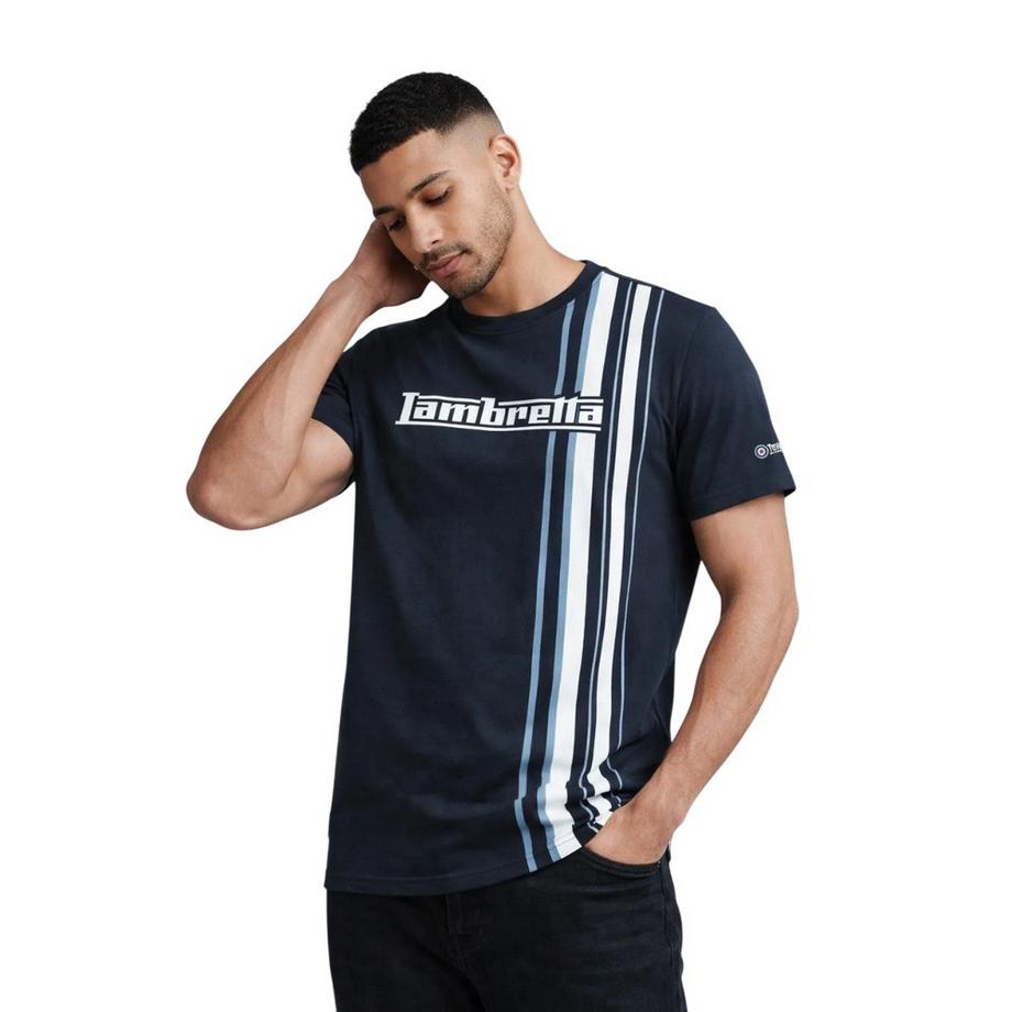 Lambretta T-Shirt mit Streifenmuster  