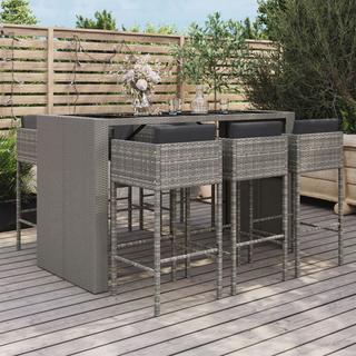 VidaXL Gartenbar set poly-rattan  