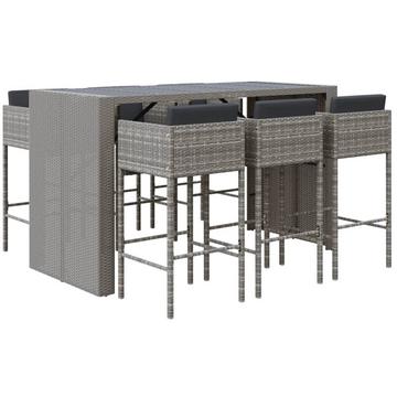 Gartenbar set poly-rattan