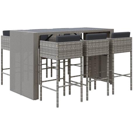 VidaXL Gartenbar set poly-rattan  