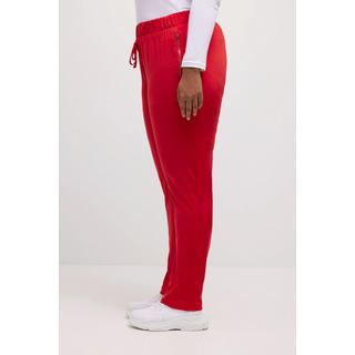 Ulla Popken  Pantalon Rena, jambes étroites, ceinture élastique, poches zippées 