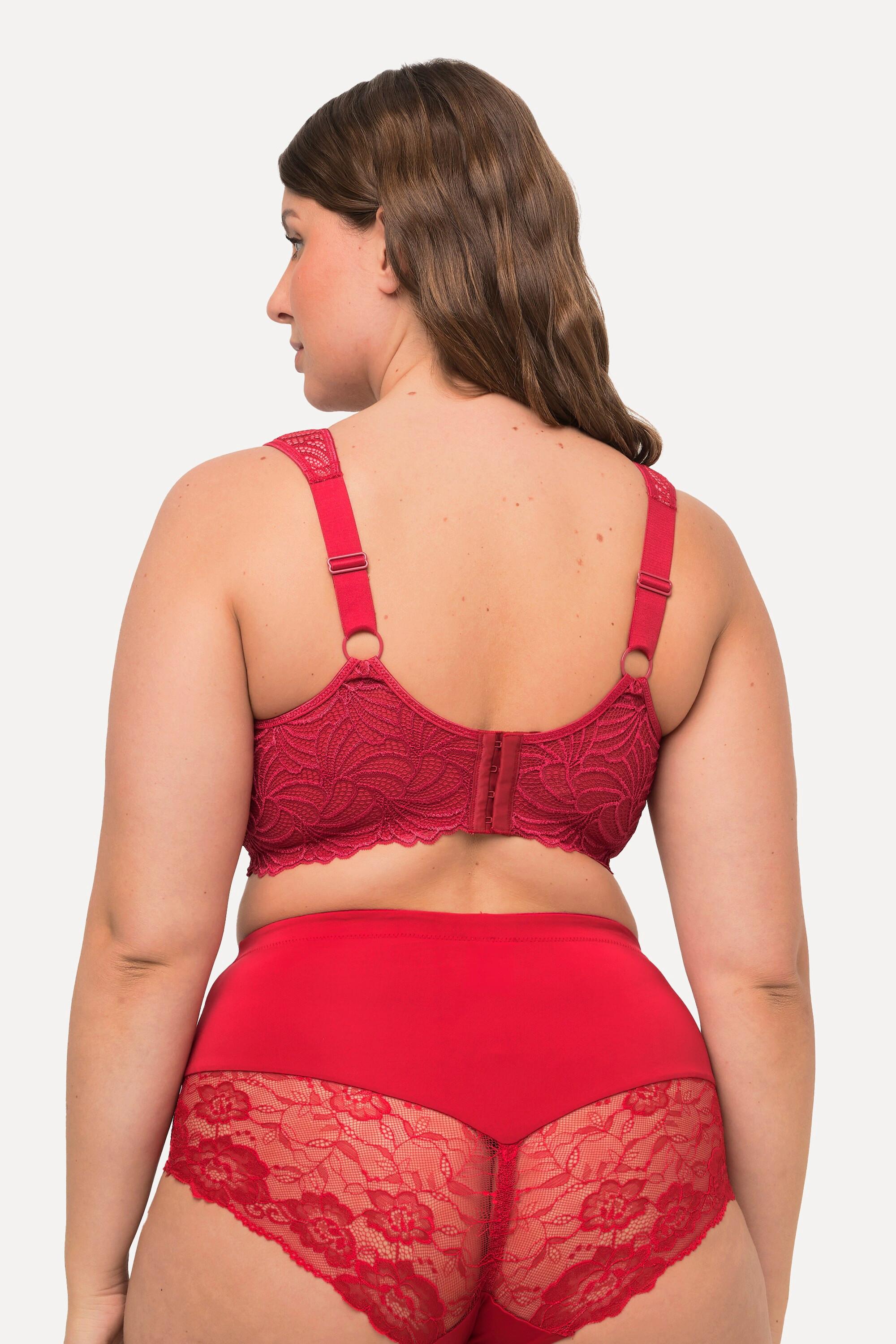 Ulla Popken  Bralette, Spitze, ohne Bügel, Cup B - F 