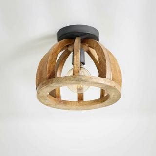 mutoni Deckenlampe Curved Wood 1L  