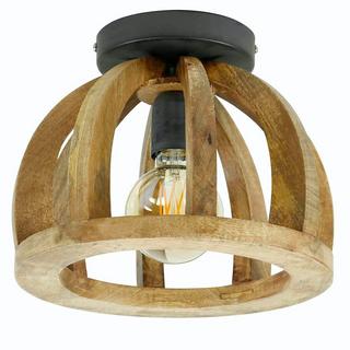 mutoni Deckenlampe Curved Wood 1L  