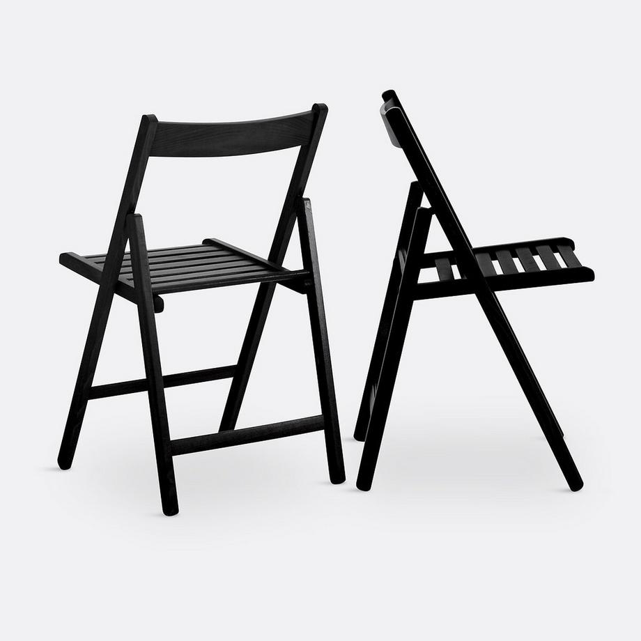 SO'HOME Lot de 2 chaises pliantes  