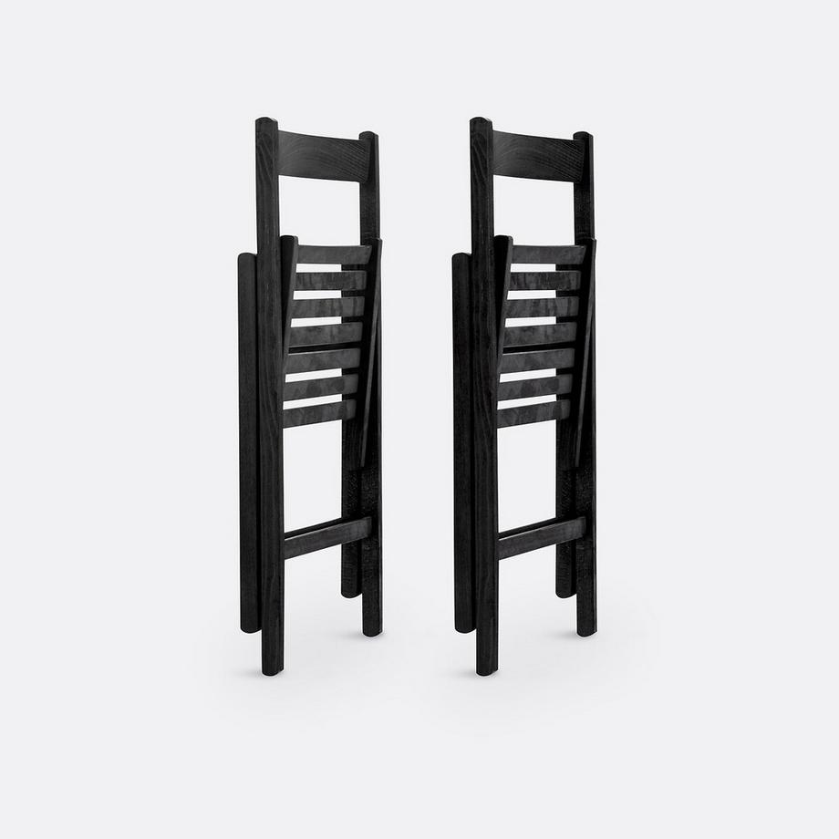 SO'HOME Lot de 2 chaises pliantes  