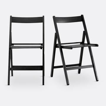 Lot de 2 chaises pliantes