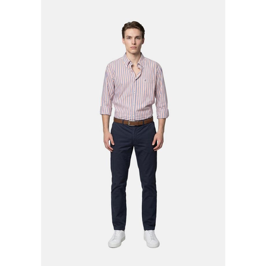 Navigare Camicia a Maniche Lunghe Collo Button-Down  