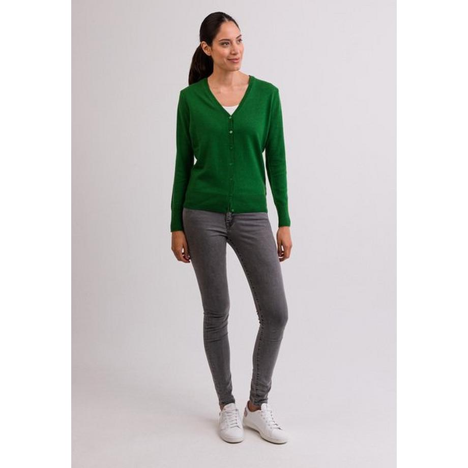 CASH-MERE.CH Cardigan Scollo a V Cashmere  