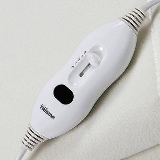 Tristar Wärmedecke – elektrische Fleece Unterdecke, 2 Heizstufen, waschmaschinengeeignet, 150 x 80 cm  