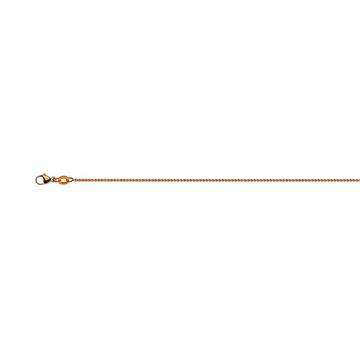 Collier Zopf Rotgold 750, 1.2mm, 42cm