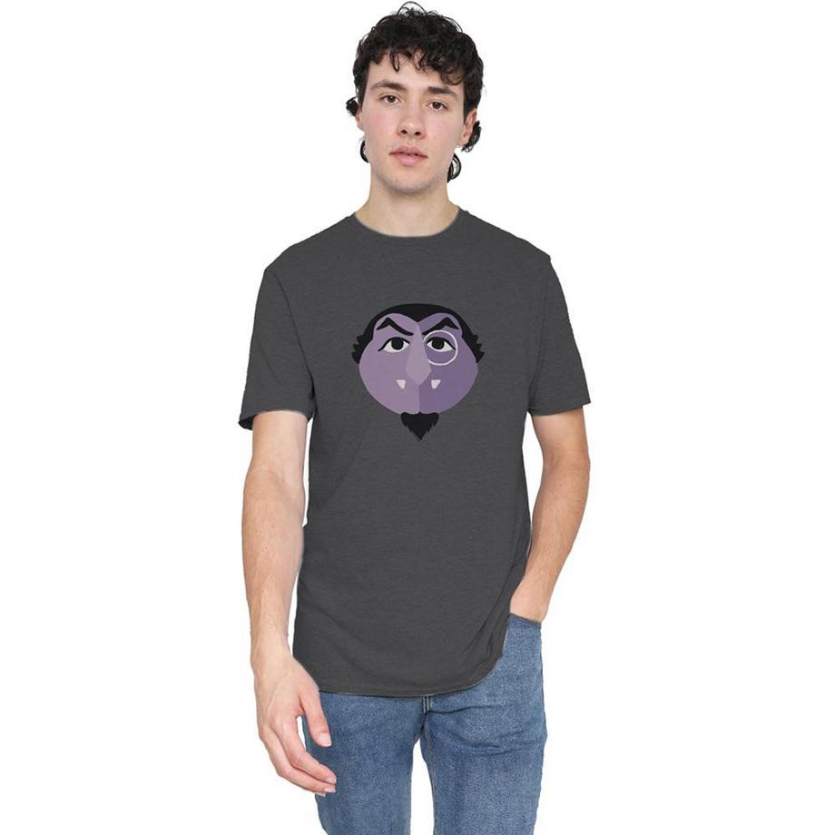 Sesame Street  Glower T-Shirt, Meliert 