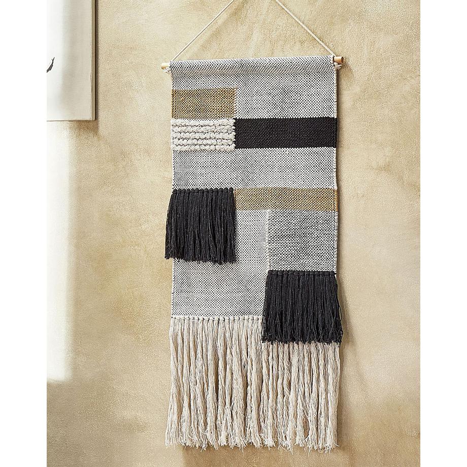 Beliani Decorazione da parete in tessuto en Cotone Boho HANGU  