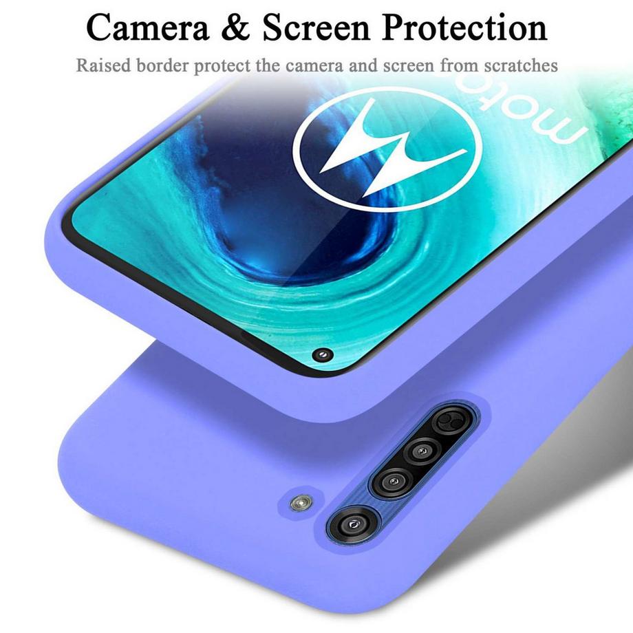 Cadorabo  Motorola MOTO G8 Hülle im Liquid Case Design 