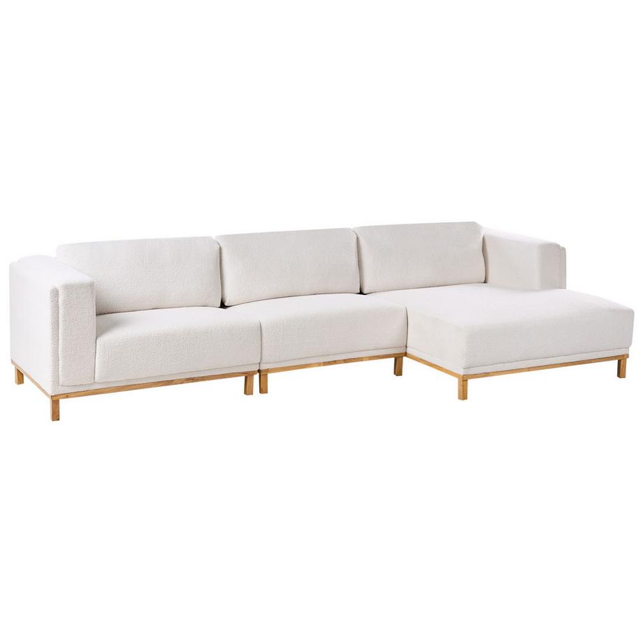 Beliani Divano angolare en Bouclé Classico VENG  