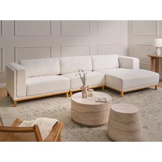 Beliani Ecksofa aus Bouclé Klassisch VENG  