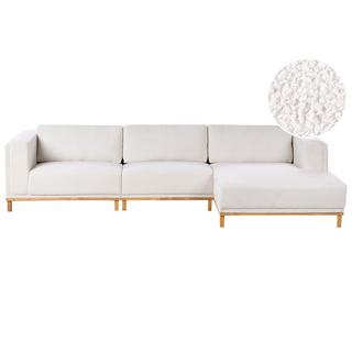 Beliani Ecksofa aus Bouclé Klassisch VENG  