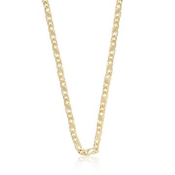 Collier Carrera Gelbgold 375, 4mm, 45cm