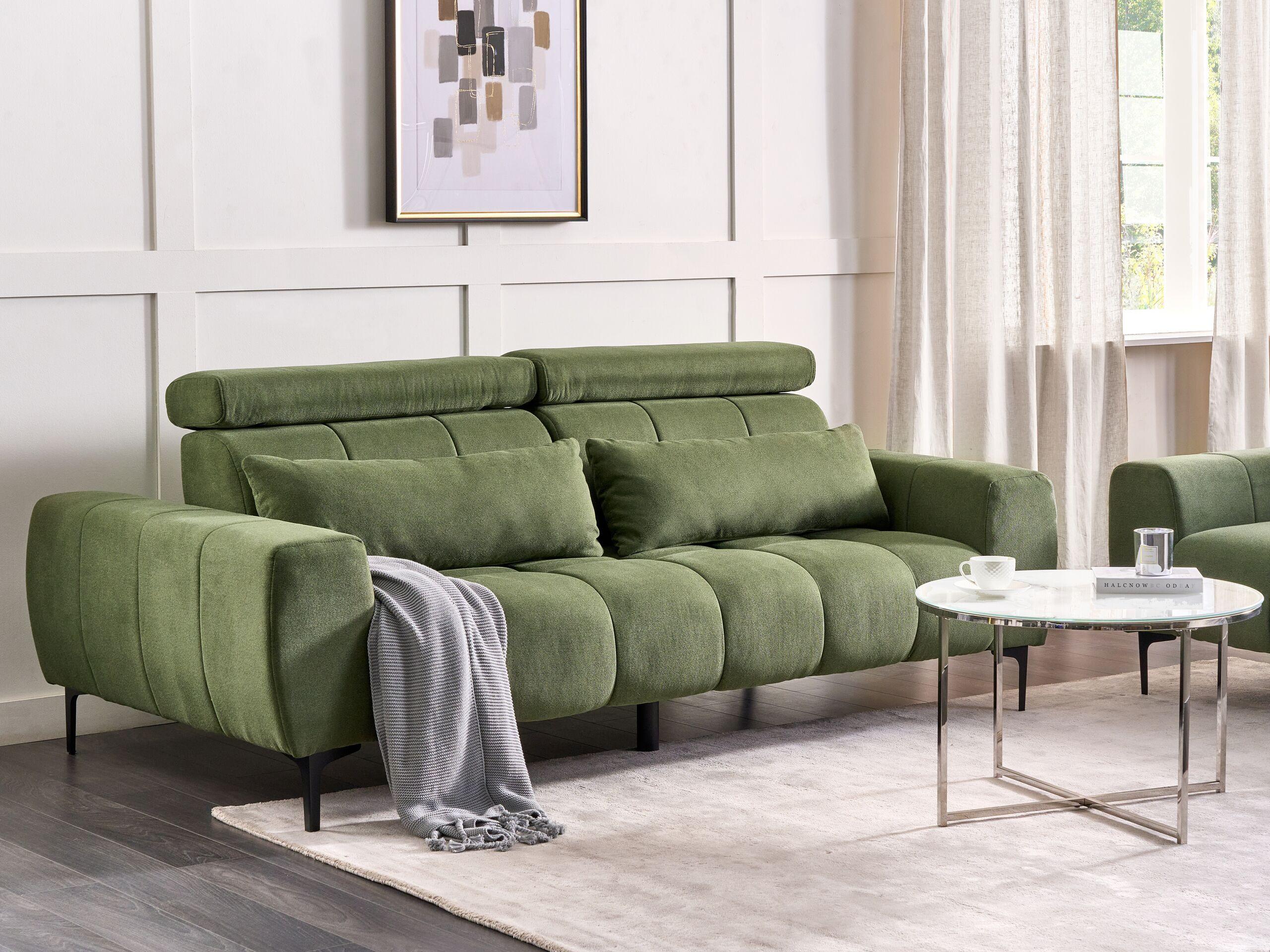 Beliani 3 Sitzer Sofa aus Polyester Modern VEGAMO  