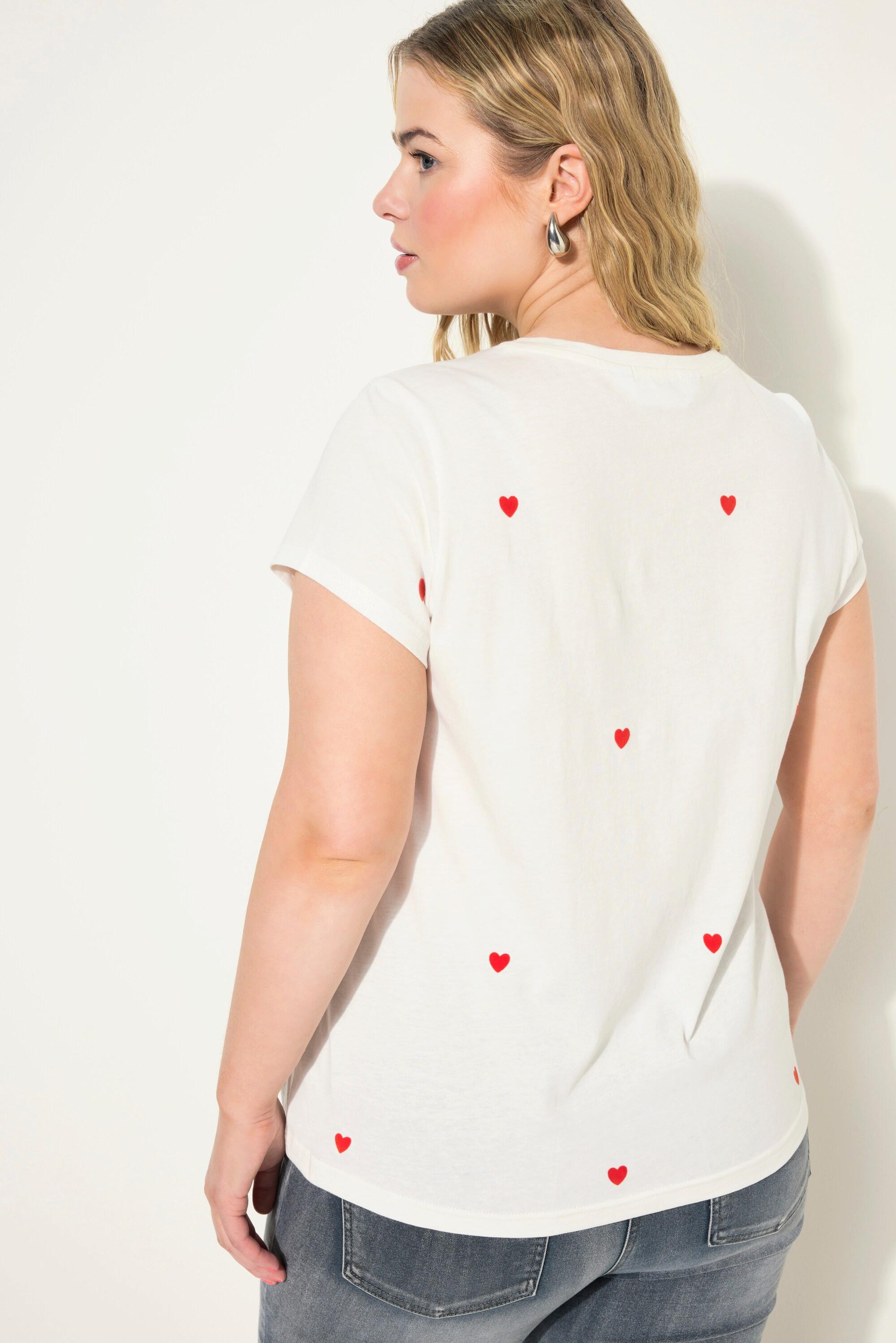 Studio Untold  T-shirt con cuori e scollo rotondo 