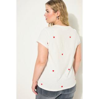 Studio Untold  T-shirt con cuori e scollo rotondo 