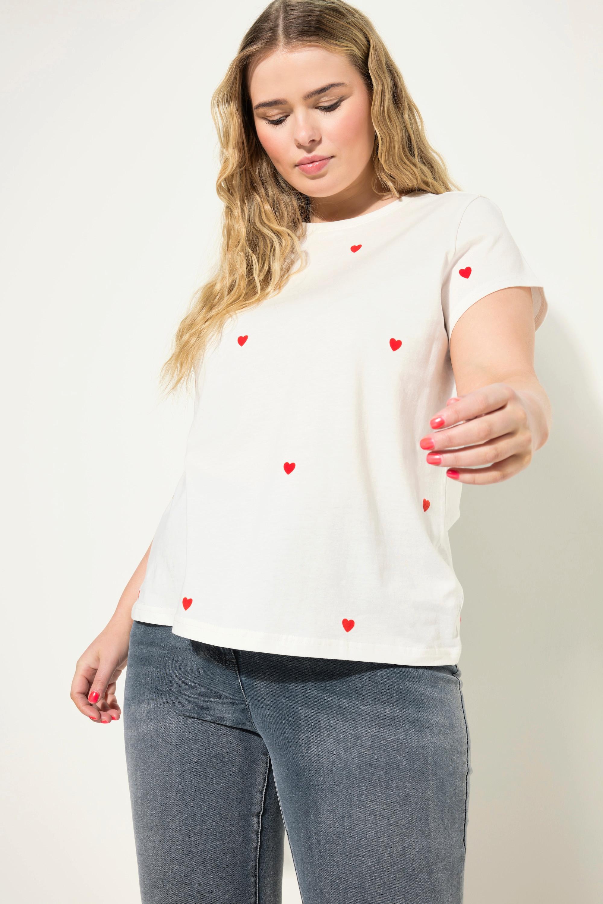 Studio Untold  T-shirt con cuori e scollo rotondo 