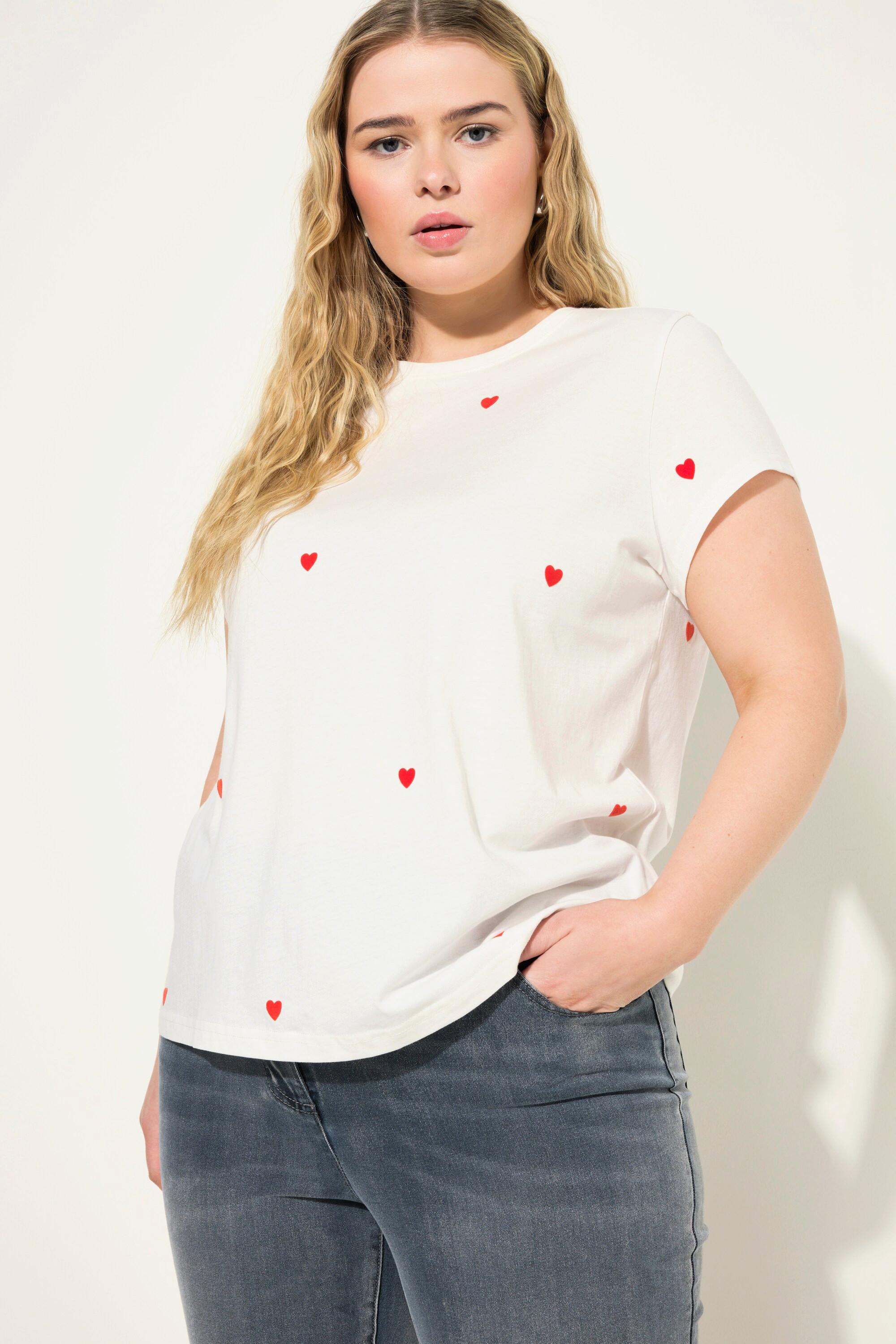 Studio Untold  T-shirt con cuori e scollo rotondo 