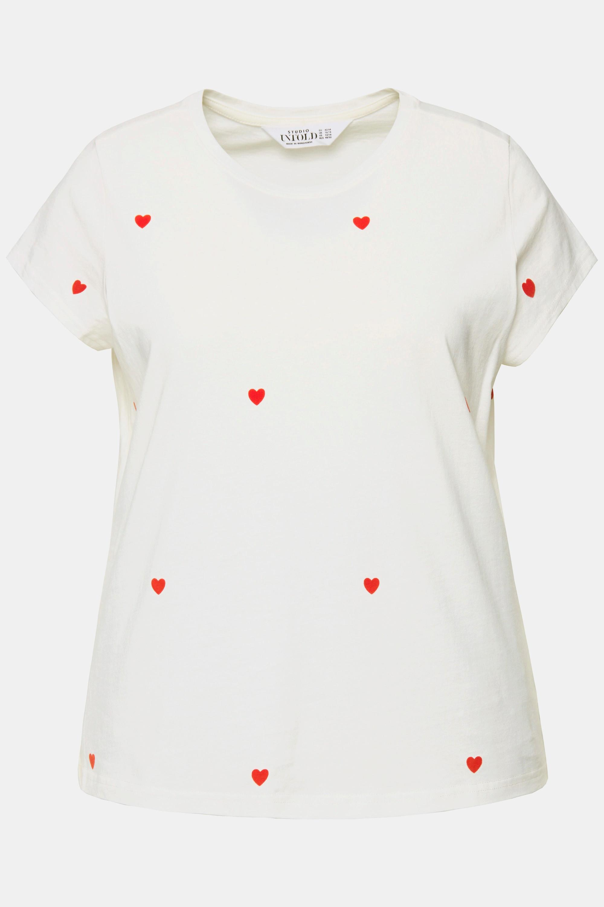 Studio Untold  T-shirt con cuori e scollo rotondo 