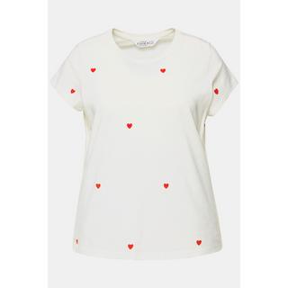 Studio Untold  T-shirt con cuori e scollo rotondo 