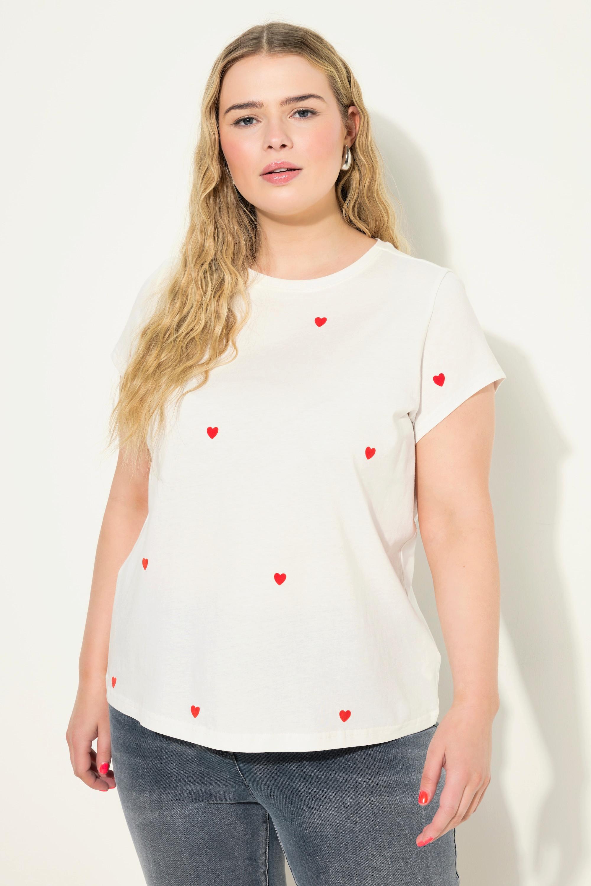 Studio Untold  T-shirt con cuori e scollo rotondo 