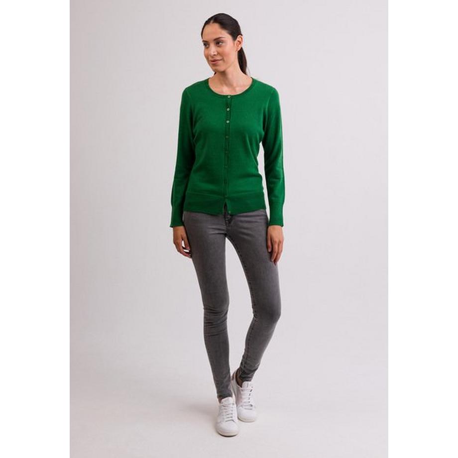 CASH-MERE.CH Cardigan Col Rond Cachemire  