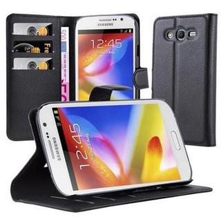 Cadorabo  Housse compatible avec Samsung Galaxy GRAND - Coque de protection avec fermeture magnétique, fonction de support et compartiment pour carte 